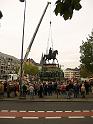 Reiterdenkmal kehrt zurueck auf dem Heumarkt P60